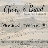 Musical Terms #1 Digital File Digital Resources cover